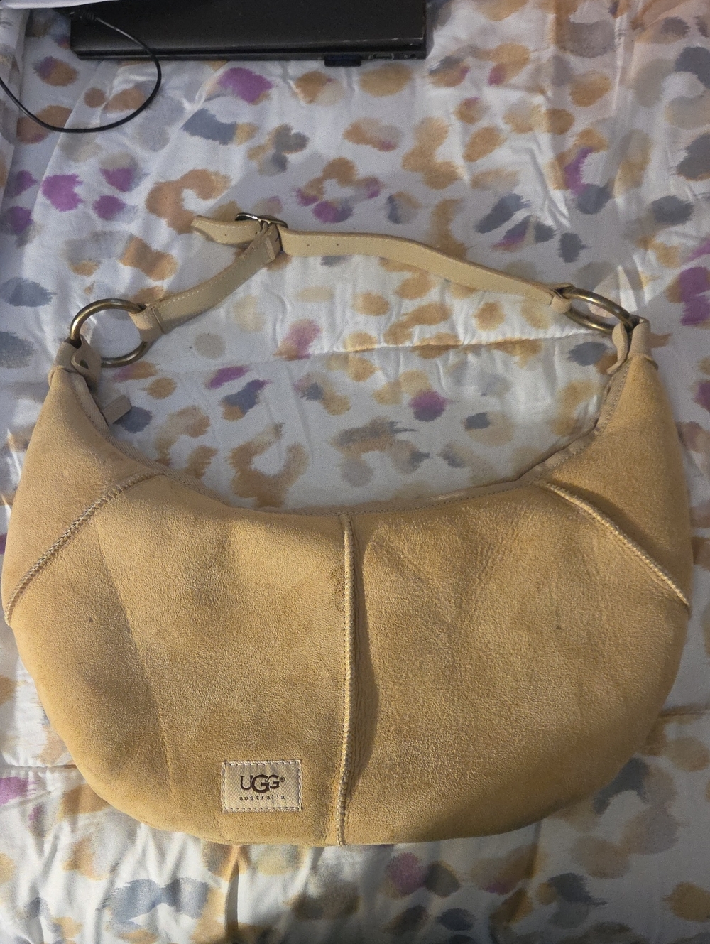 UGG Australia Tan Suede Hobo Bag